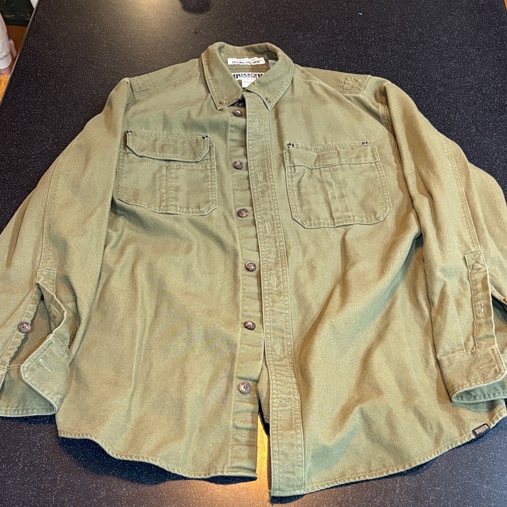 Duluth Trading Men's Olive Shirt Jacket